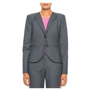 Emporio Armani Womens Blue Blazer Jacket Size: 42